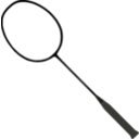 download Badminton Racket clipart image with 180 hue color