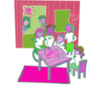 download Clubhouse clipart image with 270 hue color