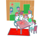 download Clubhouse clipart image with 315 hue color