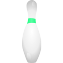 download Bowling Pin Shadows clipart image with 135 hue color