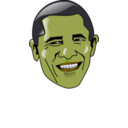 download Barack Obama clipart image with 45 hue color