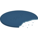 download Cookie clipart image with 180 hue color
