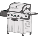 download Barbeque Grill clipart image with 135 hue color