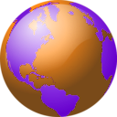 download Earth clipart image with 180 hue color
