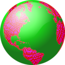download Earth clipart image with 270 hue color