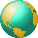 download Earth clipart image with 315 hue color