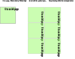 6 To A4 Page Template