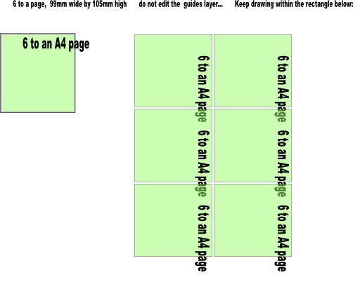 6 To A4 Page Template