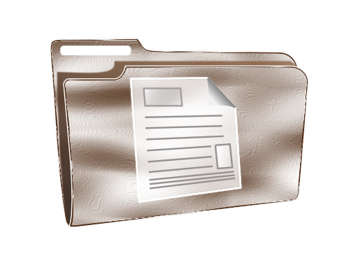 Folder Icon Plastic Document