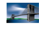 download Brooklyn Bridge clipart image with 0 hue color