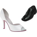 download Wedding Shoes clipart image with 315 hue color