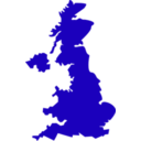 download United Kingdom Map clipart image with 45 hue color