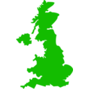 download United Kingdom Map clipart image with 270 hue color