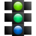 download Traffic Light clipart image with 90 hue color