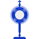 download Blessed Sacrament clipart image with 180 hue color