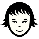 download Visage clipart image with 270 hue color