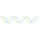 download Stylized Dna clipart image with 180 hue color