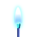 download Match Burning clipart image with 180 hue color