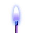download Match Burning clipart image with 225 hue color