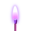 download Match Burning clipart image with 270 hue color