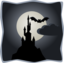 Spooky Castle In Full Moon