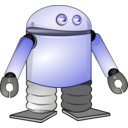 download Cartoon Robot clipart image with 45 hue color