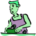 download Cabinetmaker clipart image with 90 hue color
