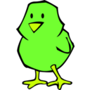 download Chick Flat Colors clipart image with 45 hue color
