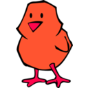 download Chick Flat Colors clipart image with 315 hue color