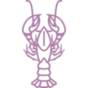 download Lobster clipart image with 0 hue color