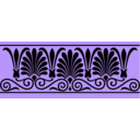 download Greek Arabesque 1 clipart image with 225 hue color