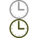 download Clock clipart image with 135 hue color