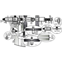 download Satellite Diagram Iss Activity Sheet P2 clipart image with 45 hue color