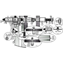 download Satellite Diagram Iss Activity Sheet P2 clipart image with 90 hue color