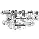 download Satellite Diagram Iss Activity Sheet P2 clipart image with 135 hue color