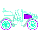 download Old Car clipart image with 45 hue color