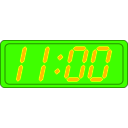 download Digital Clock clipart image with 45 hue color