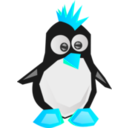 download Tux clipart image with 135 hue color