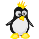 download Tux clipart image with 0 hue color