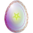 download Decorated Neo Pagan Egg clipart image with 45 hue color