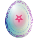 download Decorated Neo Pagan Egg clipart image with 315 hue color