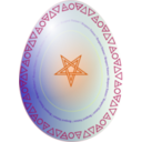 download Decorated Neo Pagan Egg clipart image with 0 hue color