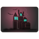 download Haunted House clipart image with 135 hue color