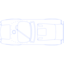 download Shelby Cobra Blueprint clipart image with 225 hue color