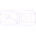 download Shelby Cobra Blueprint clipart image with 270 hue color