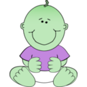 download Baby Boy Sitting clipart image with 90 hue color