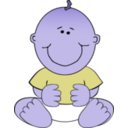 download Baby Boy Sitting clipart image with 225 hue color