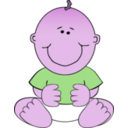 download Baby Boy Sitting clipart image with 270 hue color