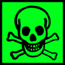 download Toxic clipart image with 90 hue color