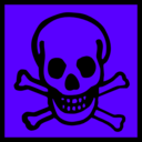 download Toxic clipart image with 225 hue color
